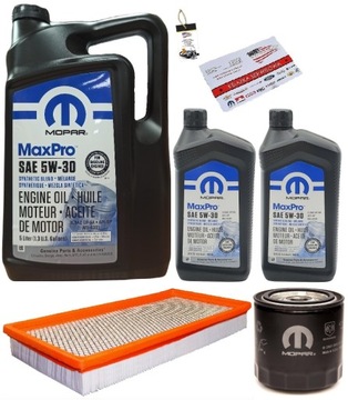 MOPAR 5W30 + FILTRY DODGE DURANGO 4,7 00-03