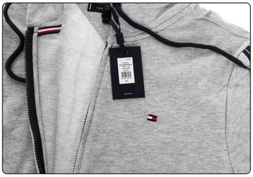 TOMMY HILFIGER BLUZA MĘSKA Z KAPTUREM GRAY r. XL