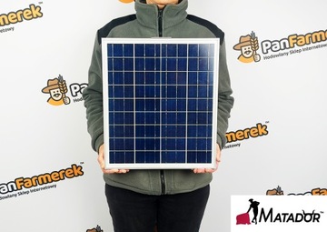 PASTUCH ELEKTRYCZNY bateria słoneczna SOLARNY ŁADOWARKA DO AKUMULATORA 20W