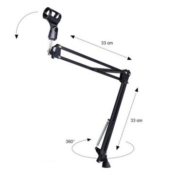 НАСТОЛЬНАЯ МИКРОФОННАЯ ПОДСТАВКА ДЛЯ NOVOX NC-1