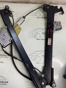 CITROEN C6 MECHANIZMUS OKNO PŘEDNÍ PRAVÝ 9650386080