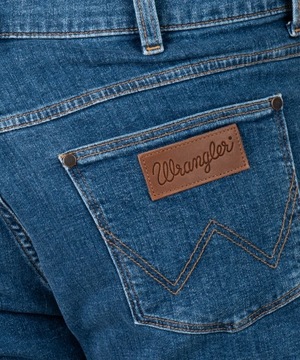 WRANGLER Spodnie JEANS GREENSBORO 803 Niebieski W34 L32