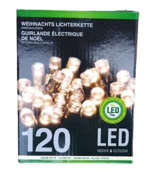 OZDOBY ŚWIĄTECZNE 100SZT LAMPKI LED + SKRZYNIA !!!