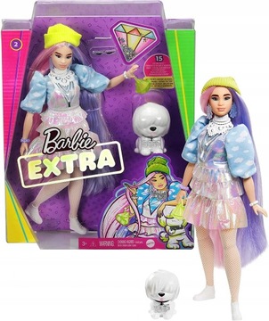 Barbie GRN27 Extra Moda Lalka + akcesoria