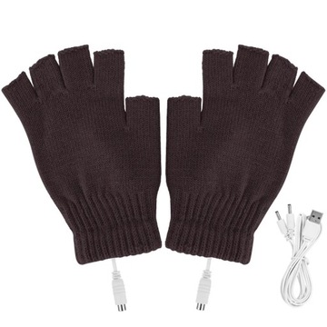 USB Heated Gloves for Women Men Windproof Win