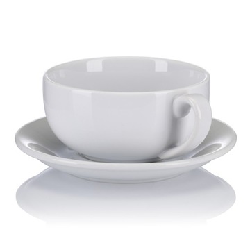 БАЗОВЫЙ КУВШИН С ЧАШКОЙ ДЛЯ ОДНОГО БЕЛЫЙ 350МЛ