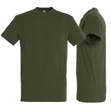Wojskowa koszulka mundurowa OLIVE KHAKI Bawełna miękka elastyczna roz. XL