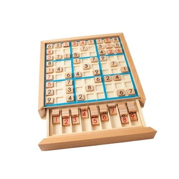 Sudoku Puzzle dla dorosłych Gry matematyczne Tablica z liczbami