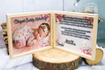 Благодарственная/сувенирная коробка для крестных родителей.