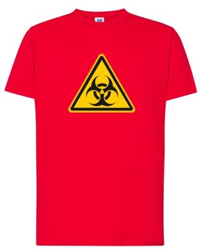 MĘSKA KOSZULKA T-shirt BIOHAZARD na prezent XS