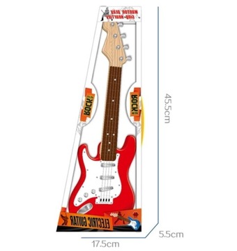 РОК-ГИТАРА ДЛЯ ДЕТЕЙ ИГРАЕТ НА СТРУННОМ ИНСТРУМЕНТЕ