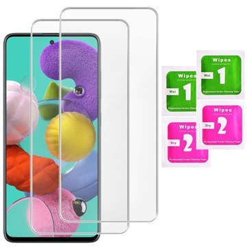 2x Szkło Hartowane do Samsung Galaxy A51 Solidne