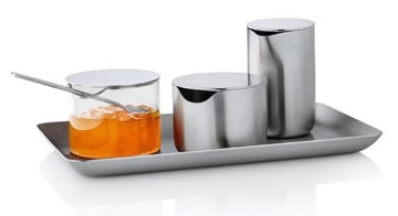 Blomus BASIC Сахарница с крышкой, матовая сталь