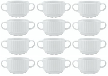 LUBIANA DAISY 12 X BULIONÓWKA BIAŁA 300 ML PASKI