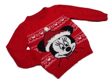 SWETEREK MINI MOUSE ŚWIĄTECZNY 116 5/6 LAT PRIMARK