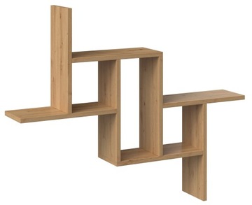 REGAŁ WISZĄCY ŚCIENNY PÓŁKI LOFT BILBO DĄB ARTISAN