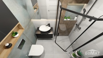 Дизайн ванной комнаты - 3D визуализация + проекции