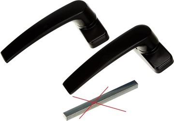 CAMBESA BL4454N KLAMKA DO DRZWI CZARNA 2szt