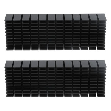 АЛЮМИНИЕВЫЕ РАДИАТОРЫ С ЛЕНТОЙ - 2ШТ 120х40х20мм