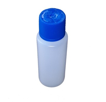 Butelka HDPE 30 ml z bezpieczną nakrętką naciśnij