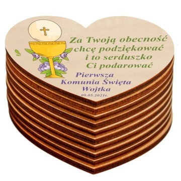 Магнит Благодарность гостям Причастие Крещение 10 шт.