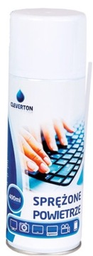 CLEVERTON Sprężone Powietrze w Sprayu do Czyszczenia Komputera 400ml