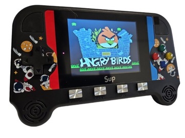 KONSOLA DLA DZIECI KONSOLKA RETRO MARIO ANGRY LCD 5 CALI