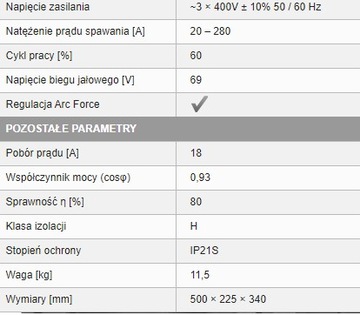 SPARTUS EASY ARC 315 ЭЛЕКТРОДНЫЙ СВАРОЧНЫЙ МАШИН MMA