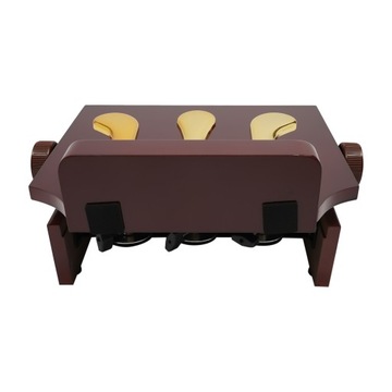 Przedłużacz do pedałów pianina dla dzieci z trzema nogami - brązowymi