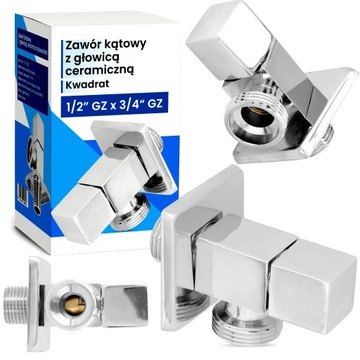 Zawór Kątowy Głowica Ceramiczna 1/2