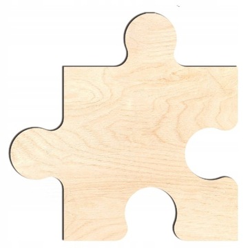 PUZZLE DREWNIANE DECOUPAGE OZDOBA DEKOR EKO 15CM
