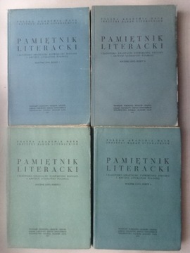 PAMIĘTNIK LITERACKI Rocznik LXVII/1976, komplet 1-4