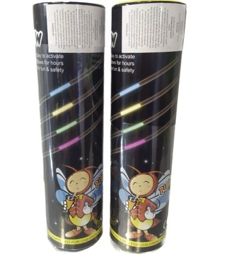 ŚWIECĄCE W CIEMNOSCI SŁOMKI Czerwone 50 SZT. elod