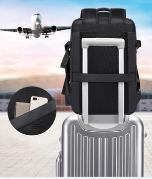 Bange BG-1908 рюкзак для ноутбука 17.3 ручная кладь для самолета USB розовый