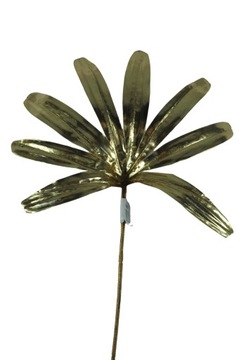 SZTUCZNE KWIATY LIŚĆ PALMY PALMA DUŻY ZŁOTY 57 CM