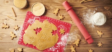 Скалка кухонная силиконовая, фиксированная, 41 см M1