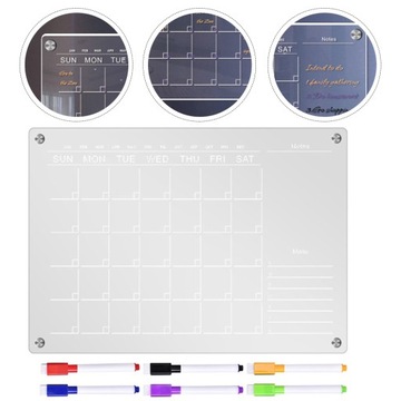 НАБОР АКРИЛОВОЙ ДОСКИ МАГНИТНЫЙ ПЛАНИРОВЩИК ДЛЯ ХОЛОДИЛЬНИКА