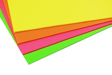 Papier kolorowy fluo mix A4 100 ark