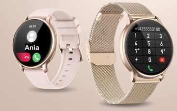 SMARTWATCH ЖЕНСКИЕ ЧАСЫ ПОЛЬСКОЕ МЕНЮ СПОРТИВНЫЙ ЗВОНОК ЧСС SMART WATCH PL