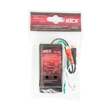 Преобразователь аудиосигнала KICX HL 330 HI-LOW