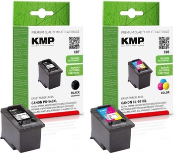 2 x Tusz KMP do Canon PG540XL, CL541XL zestaw