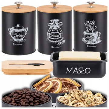 SPICE CONTAINERS SET OF 3 FOOD CONTAINERS BUTTER DISH GASKET