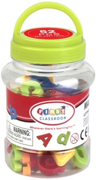 LITERKI I CYFERKI SYMBOLE MAGNETYCZNE NA MAGNES DO TABLICY