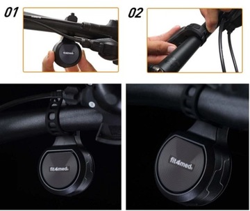 DZWONEK ROWEROWY NA ROWER MOTOR Z ALARMEM GŁOŚNY WODOODPORNY USB AKUMULATOR