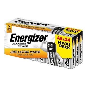 BATERIA ENERGIZER ALKALINE POWER AA LR6 1,5V POWER BATERIE 24SZT