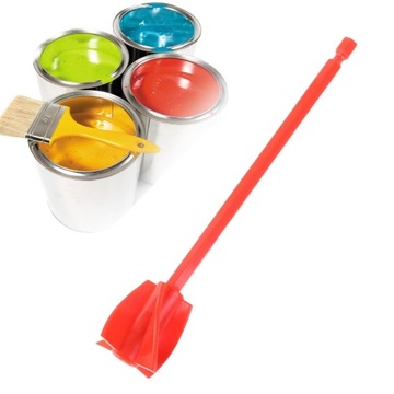 Wiertarka do mieszania farb Farby olejne Solidna farba czerwona