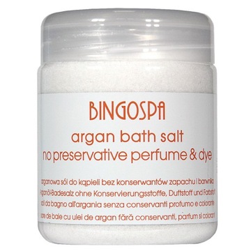 SÓL ARGANOWA DO KAPIELI, PEELINGU, JACUZZI 550 g