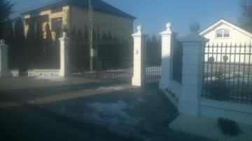 ЗАБОРЫ УСАДЬБЫ, ПРОЛЕТЫ, БЕТОННЫЕ СТОЯНЫ, русты