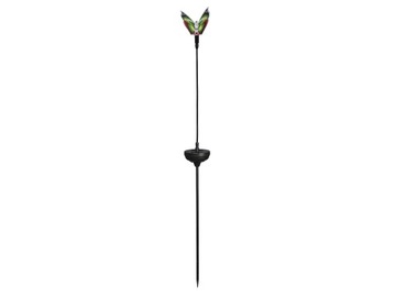 DEKORACJA OGRODOWA LAMPKI SOLARNE LED MOTYL