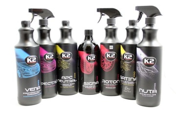 K2 PRO ZESTAW DETAILINGOWY PIELĘGNACJA AUTA 7SZT.
